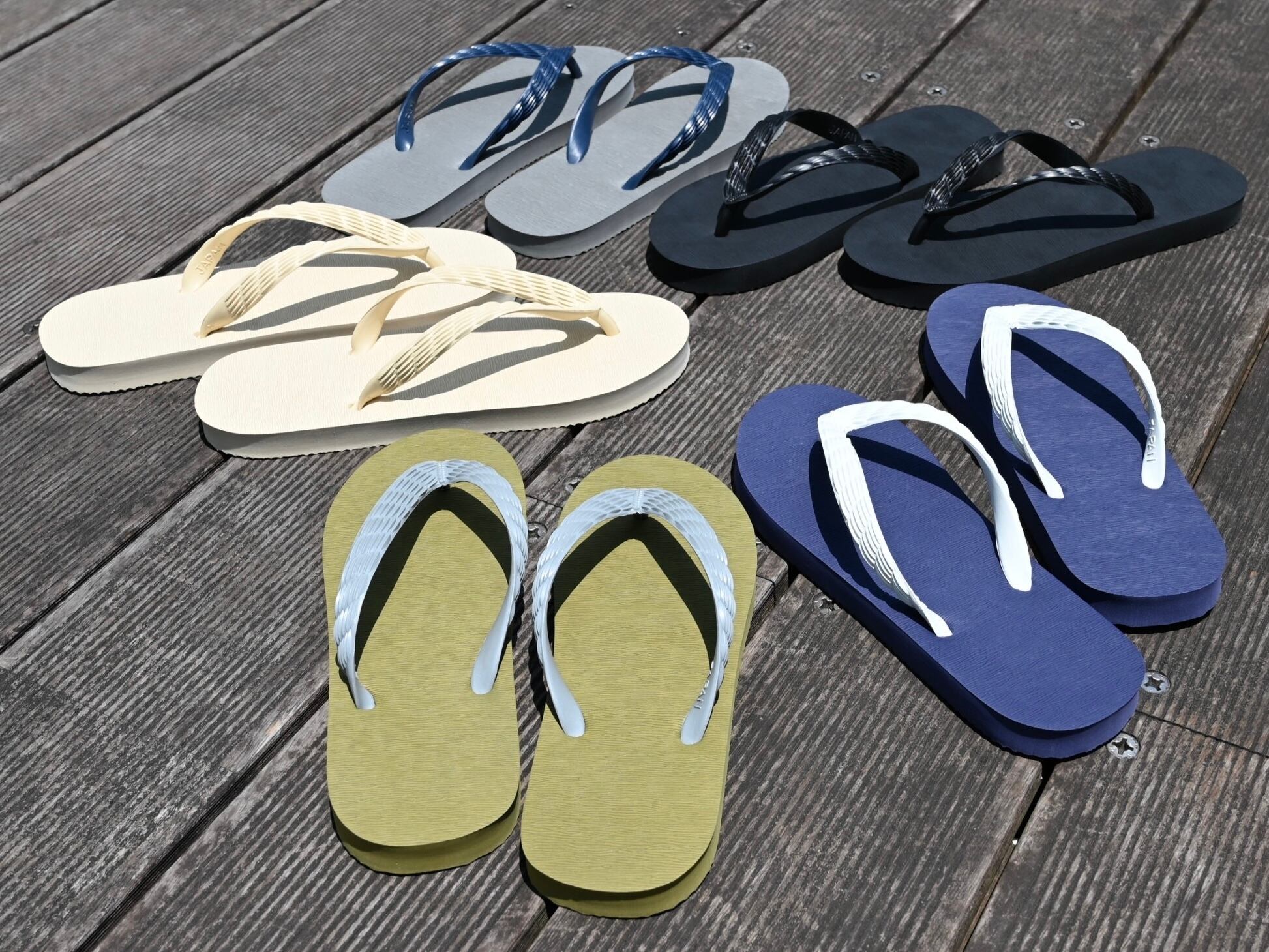 受注生産:11月中旬以降お届け予定)everyday sandal/エブリデイ ビーチサンダル(5色展開)天然ゴム:生分解性