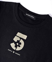 5ロゴプリントコンパクトTシャツ (WHITE)　CQ-49005