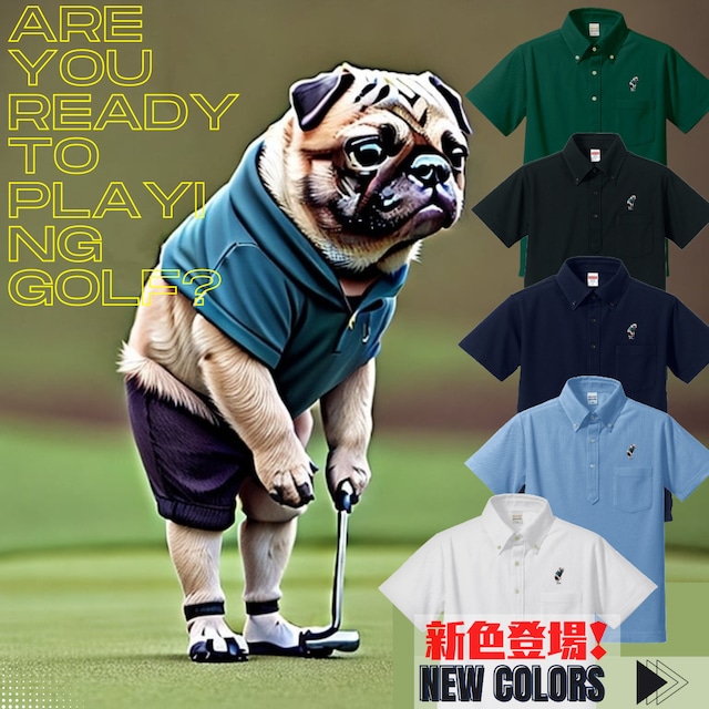 Polo shirt  -golf-　5colors    t133