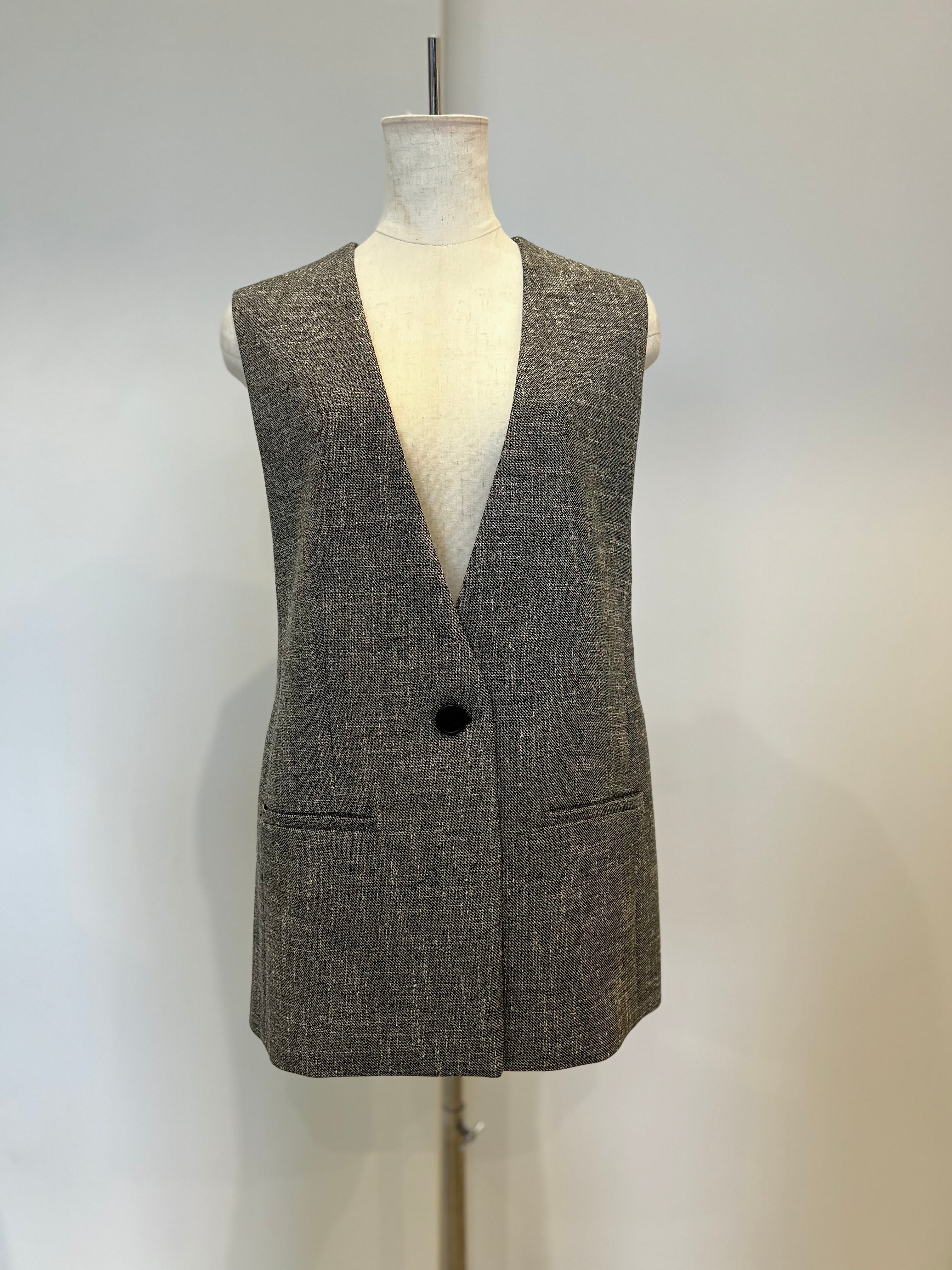 【PASSIONE】セットアップ可　ツイードライクジレ 536402