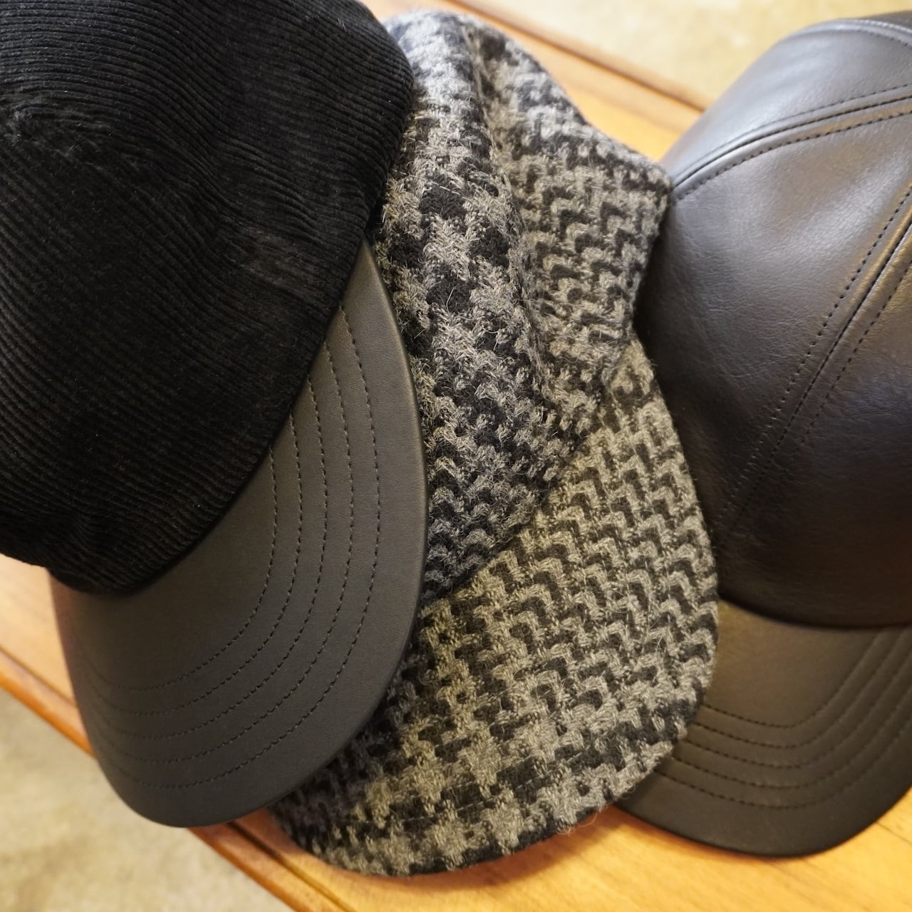 morno Corduroy × Leather Cap | Aonoha by Crony Club
