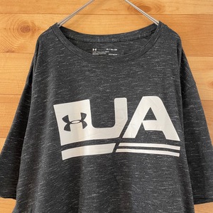 【UNDER ARMOUR】ロゴ プリントTシャツ XL ビッグサイズ アンダーアーマー US古着 アメリカ古着