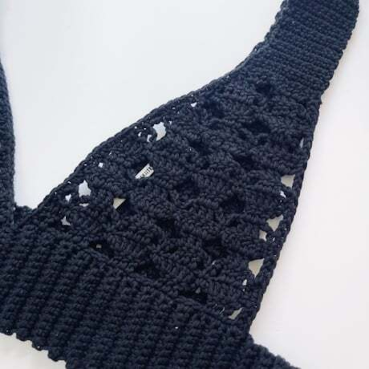 [Pattern] シェルメッシュコットンビスチェ