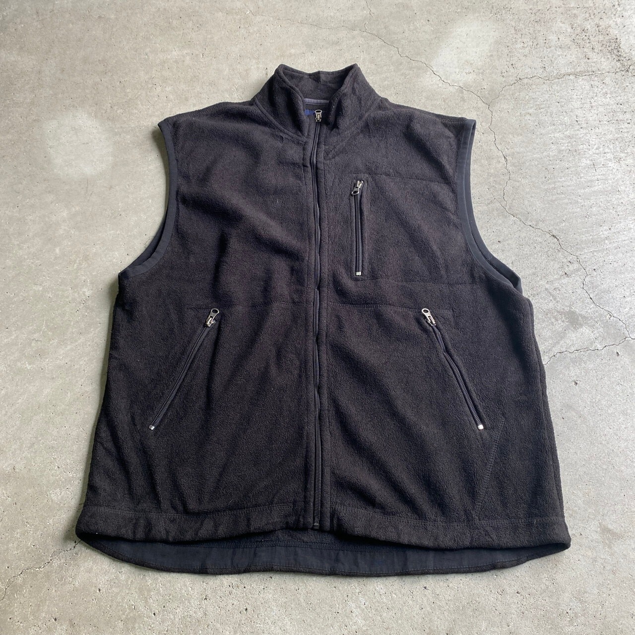 90年代 OLD GAP オールドギャップ フルジップ フリースベスト メンズXL 