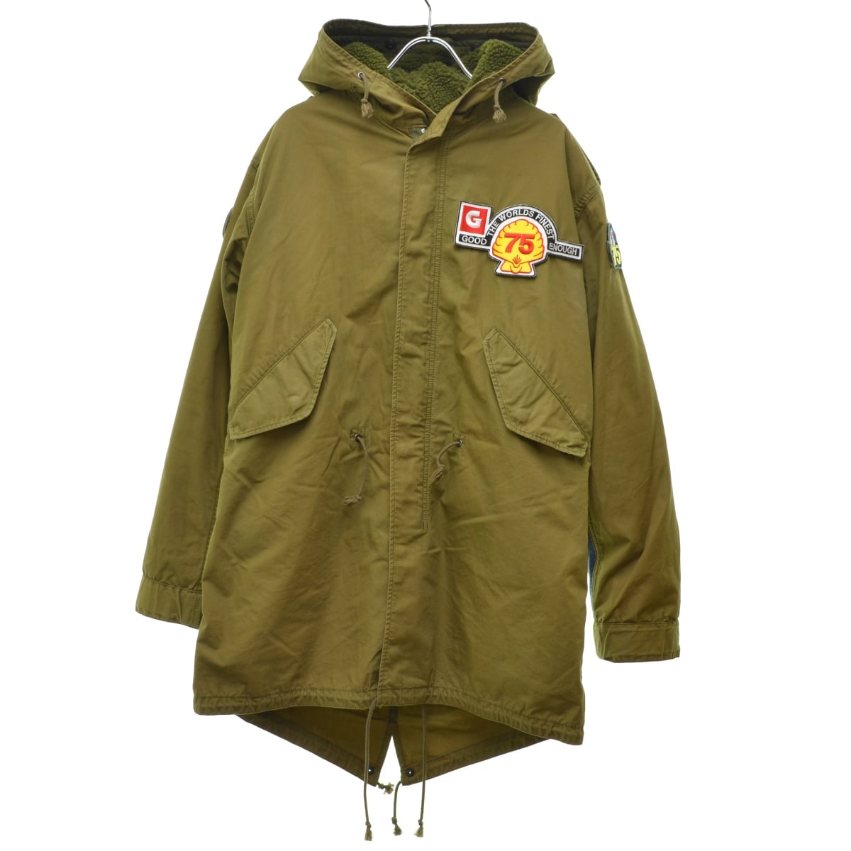 GOOD ENOUGH グッドイナフ モッズコート藤原ヒロシ 1996年製の GOODENOUGH ヴィンテージリメイクモッズコートを手に