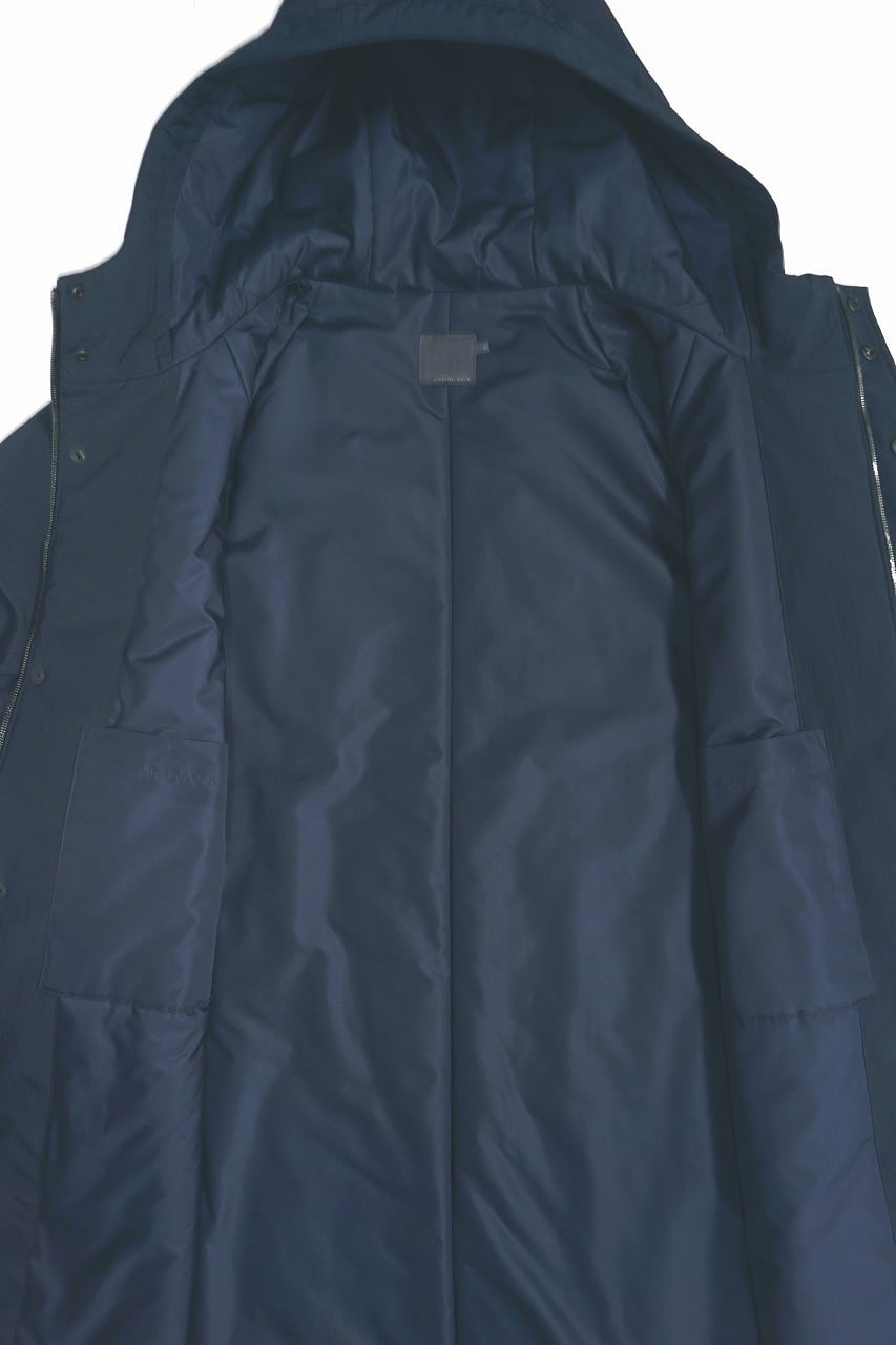 Nylon Padded Hoodie Coat
