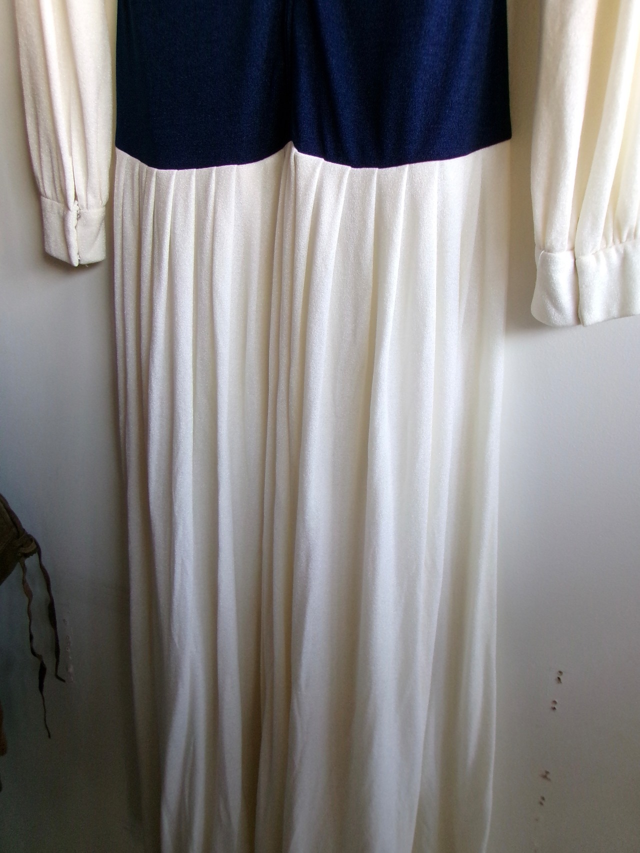 70’s Switching Long dress Made in U.S.A