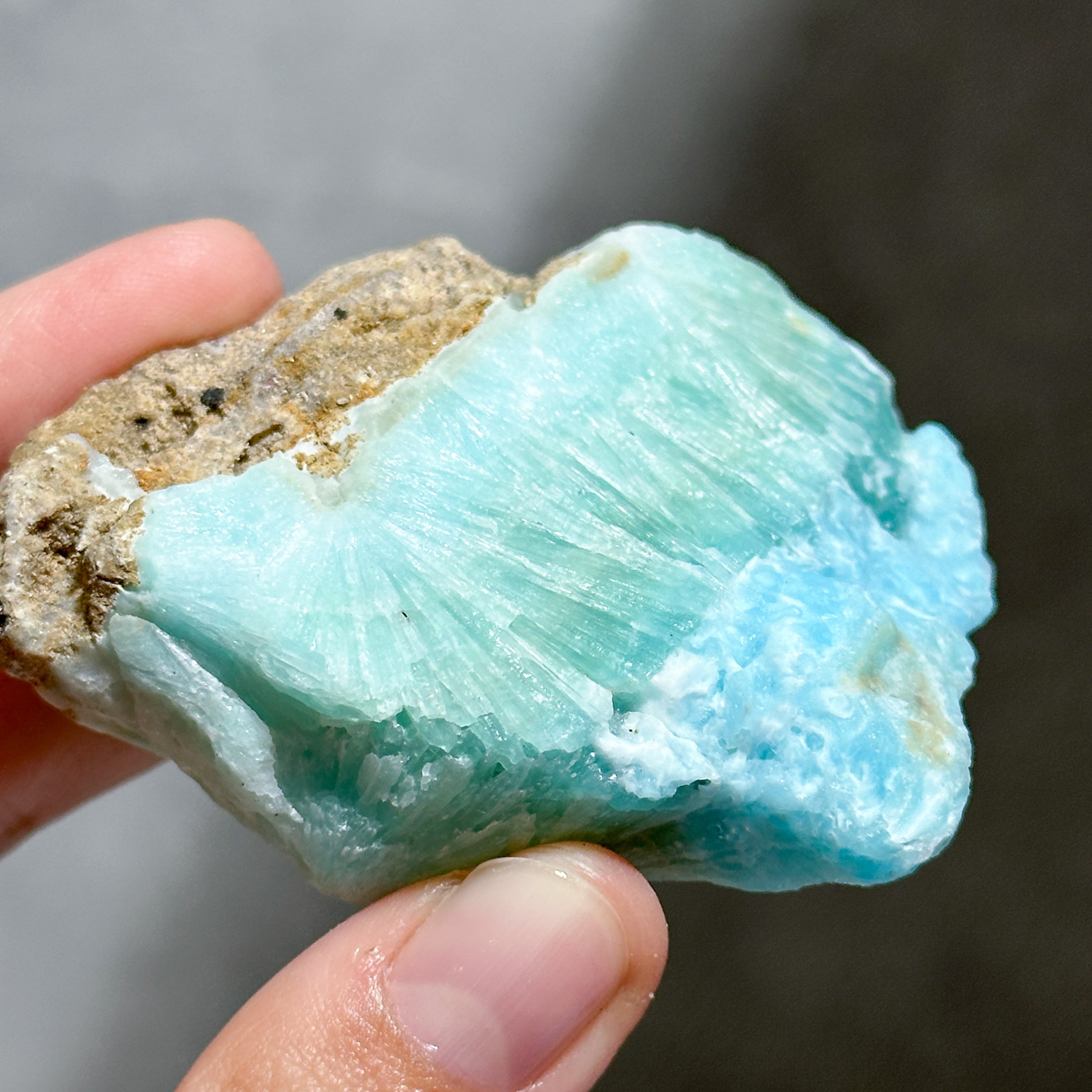 ブルーアラゴナイト 原石32◇Blue Aragonite◇天然石・鉱物