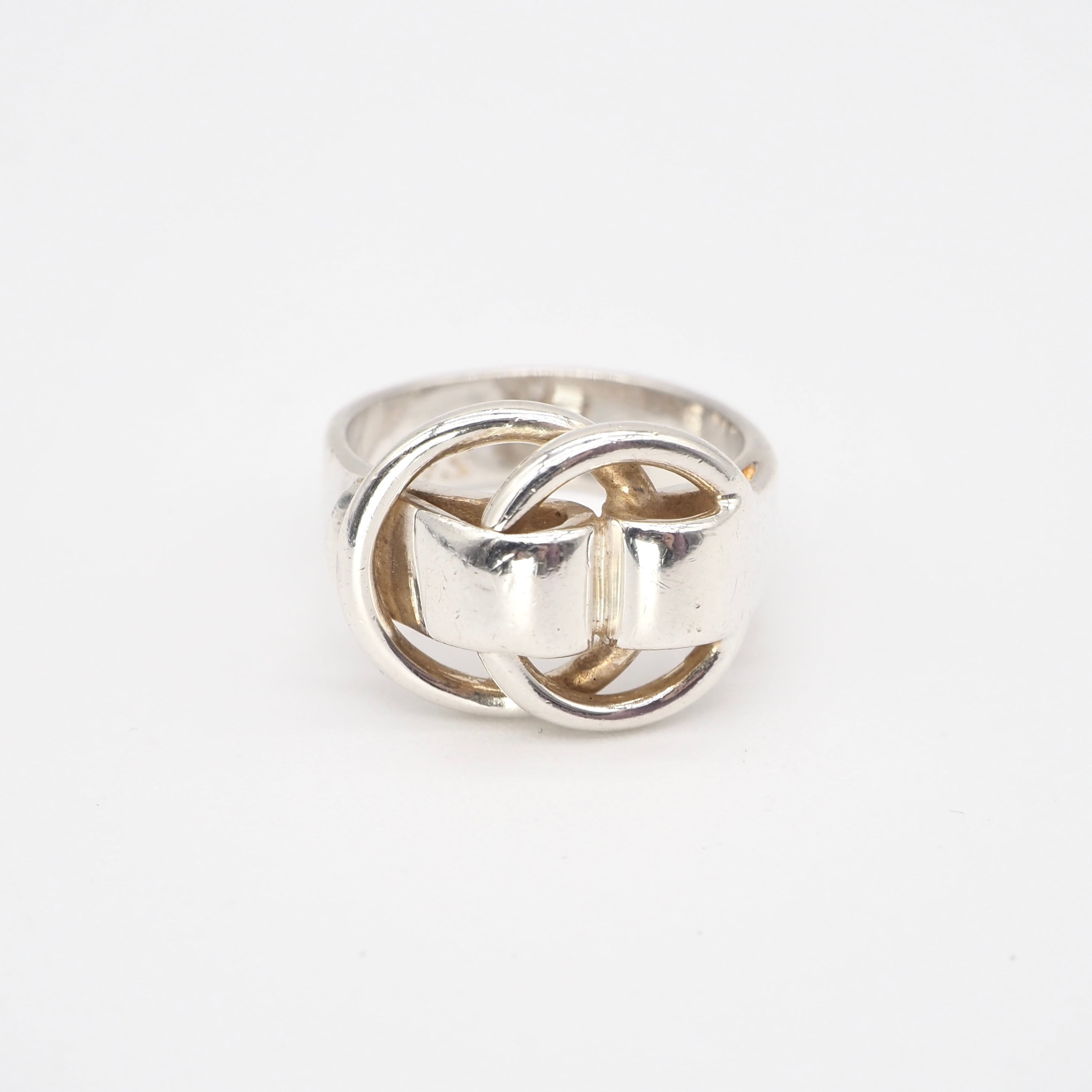 HERMES 約10.5号 ドゥザノー リング シルバー925 エルメス