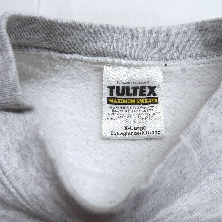 古着 90年代 TULTEX タルテックス カレッジ プリント スウェット 古着 90年代 TULTEX タルテックス カレッジ プリント スウェット