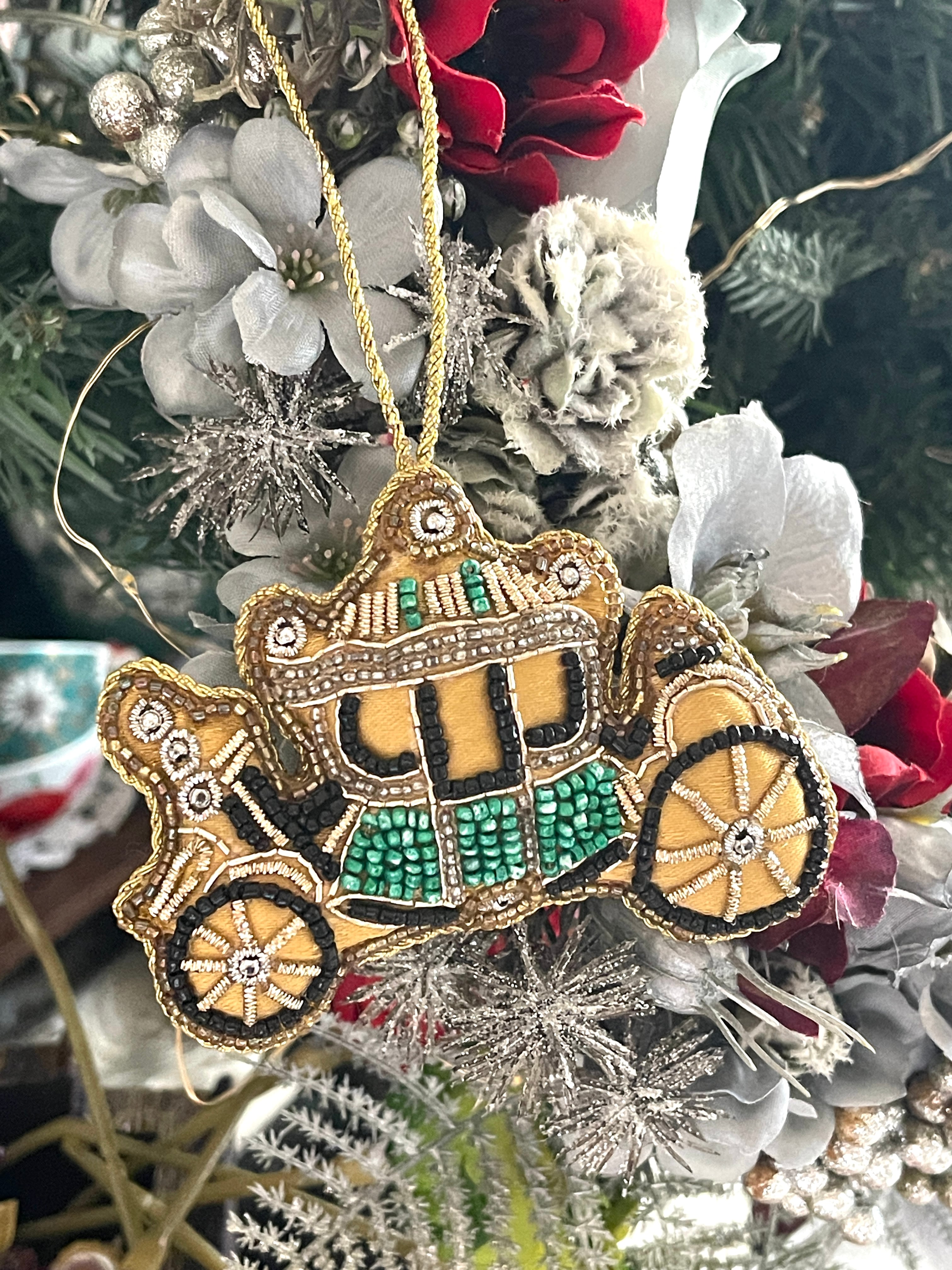 ◇ZARI◇刺繍◇オーナメント◇チャーム◇クリスマス◇ゴージャス編