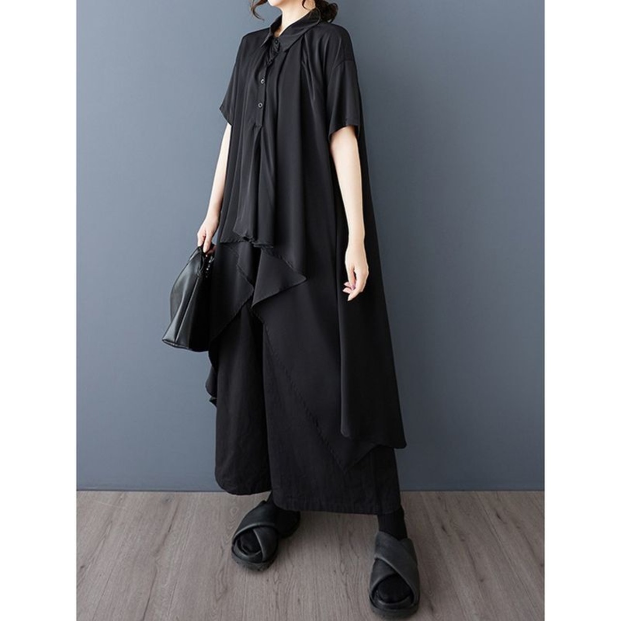 イレギュラーヘム チュニックシャツ  30102