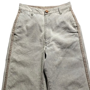 archive ARMANI JEANS rib switching denim pants
