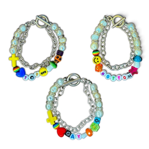 GAY WITH CHAIN BRACKETS