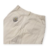 CASTELBAJAC SPORT カステルバジャック スポーツ ピケ風 ナイロン&コットン パンツ サイズ 78 /ホワイト/メンズ