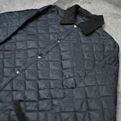 black quilting jacket