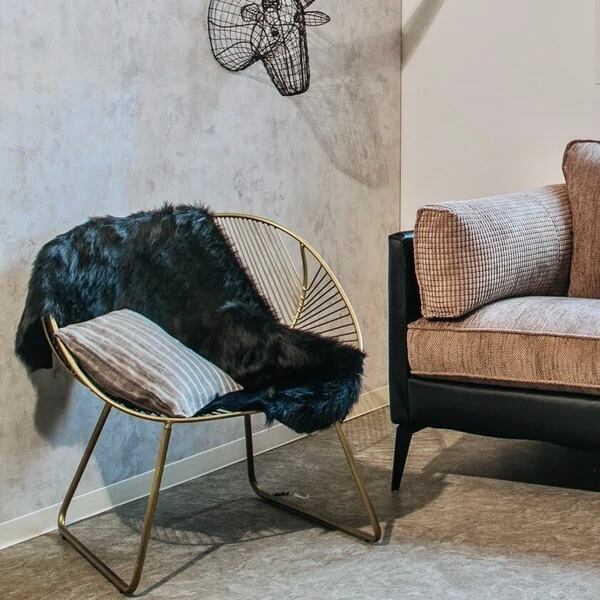 アンティーク調スチールワイヤーチェアー ゴールド ショップ 楽天市場