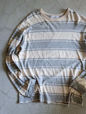 UNUSED BORDER L/S TEE