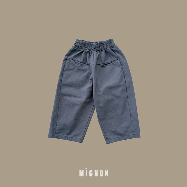 【取寄】mignon｜curve pocket pants｜カーブポケットパンツ｜S-JM｜kids&jr｜26 spring