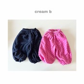 韓国子供服 / 26winter / cream bbang / ポンポンジョガーパンツ / キッズ / 冬服 *XXS~XL*