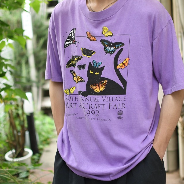 92's Kuroneko print tee