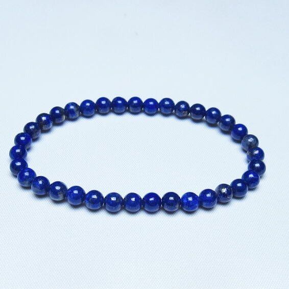 ラピスラズリ ブレスレット 5mm 一点物 メール便可 [M便 1/10] 111-48330