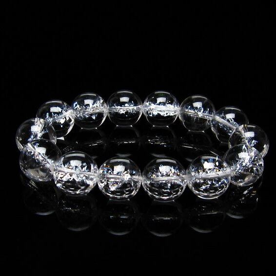 アイリスクォーツ 水晶 ブレスレット 16mm 一点物 おまかせ便 111-20224
