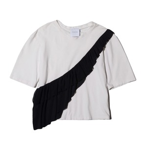 co|te (IT)   front frill T shirt