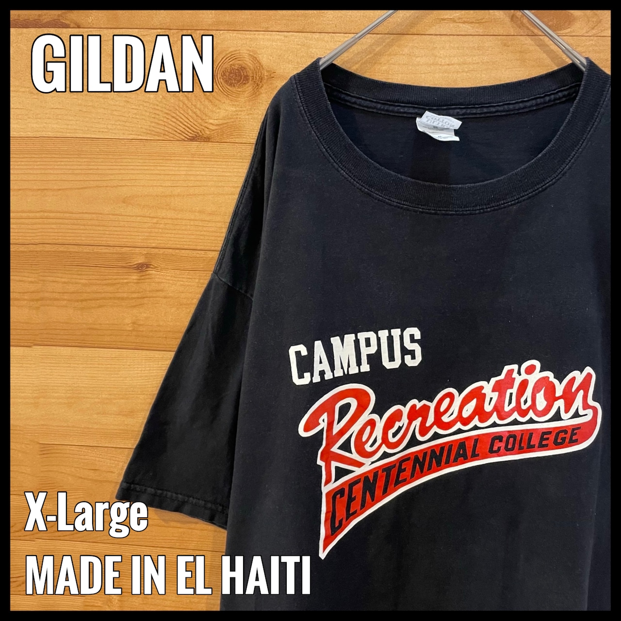 【GILDAN】カレッジ カナダ センテニアル大学 Tシャツ フィールドホッケー部 バックプリント XL ビッグサイズ  US古着 アメリカ古着