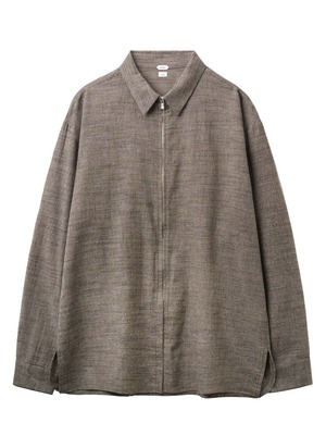 [POST ARCHIVE FACTION] Zip Shirt (Archive) Dusk 正規品 韓国ブランド 韓国ファッション 韓国代行 韓国通販 ポストアーカイブファクション PAF 日本 店舗 韓国