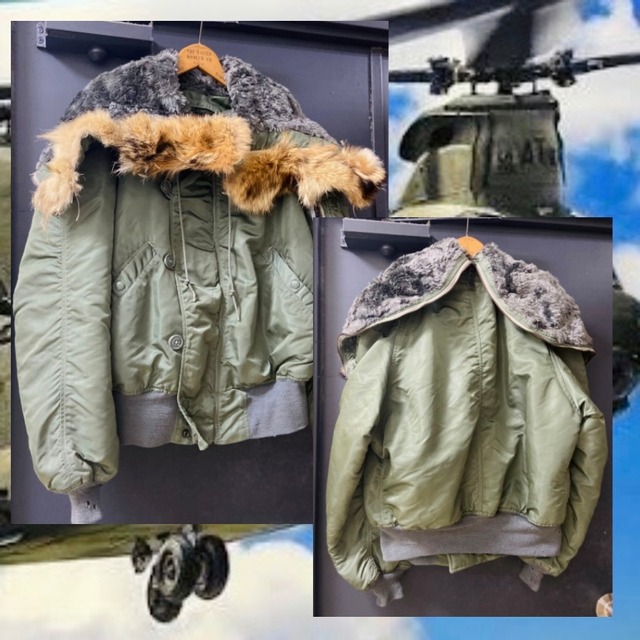 60s USAF N-2B フライトジャケット SKYLINE CLOTHING社製【L】 | BACK 