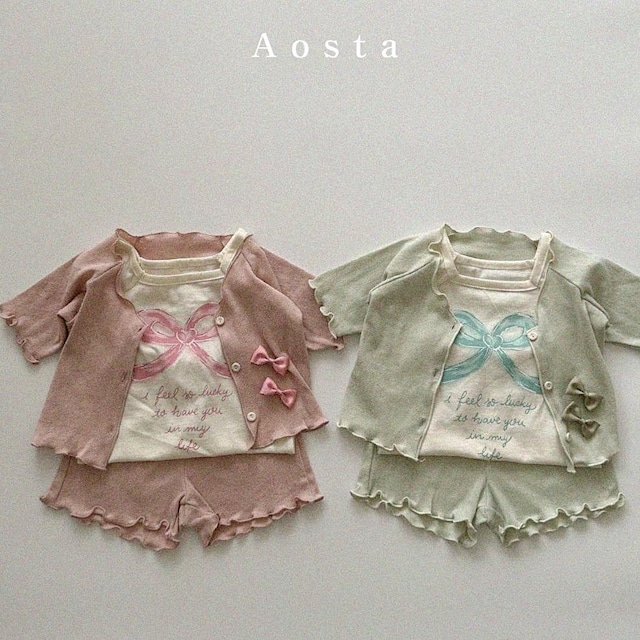 «予約»«Aosta» アイレットカーディガン 3colors