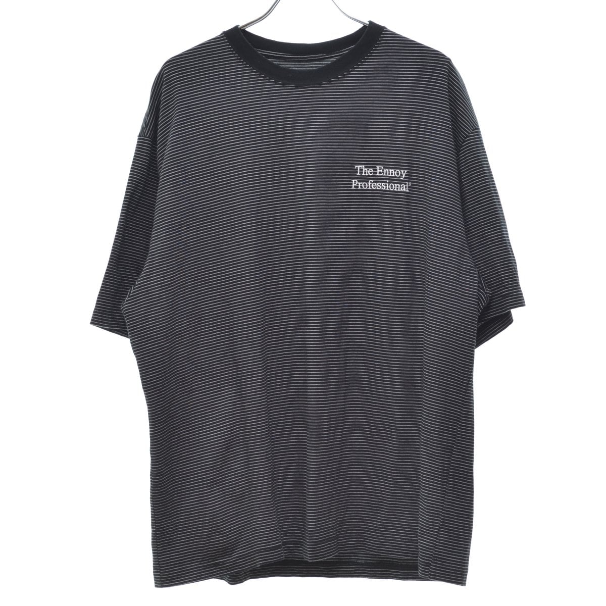 ennoy S/S Border T-Shirt (GRAY × BLACK)