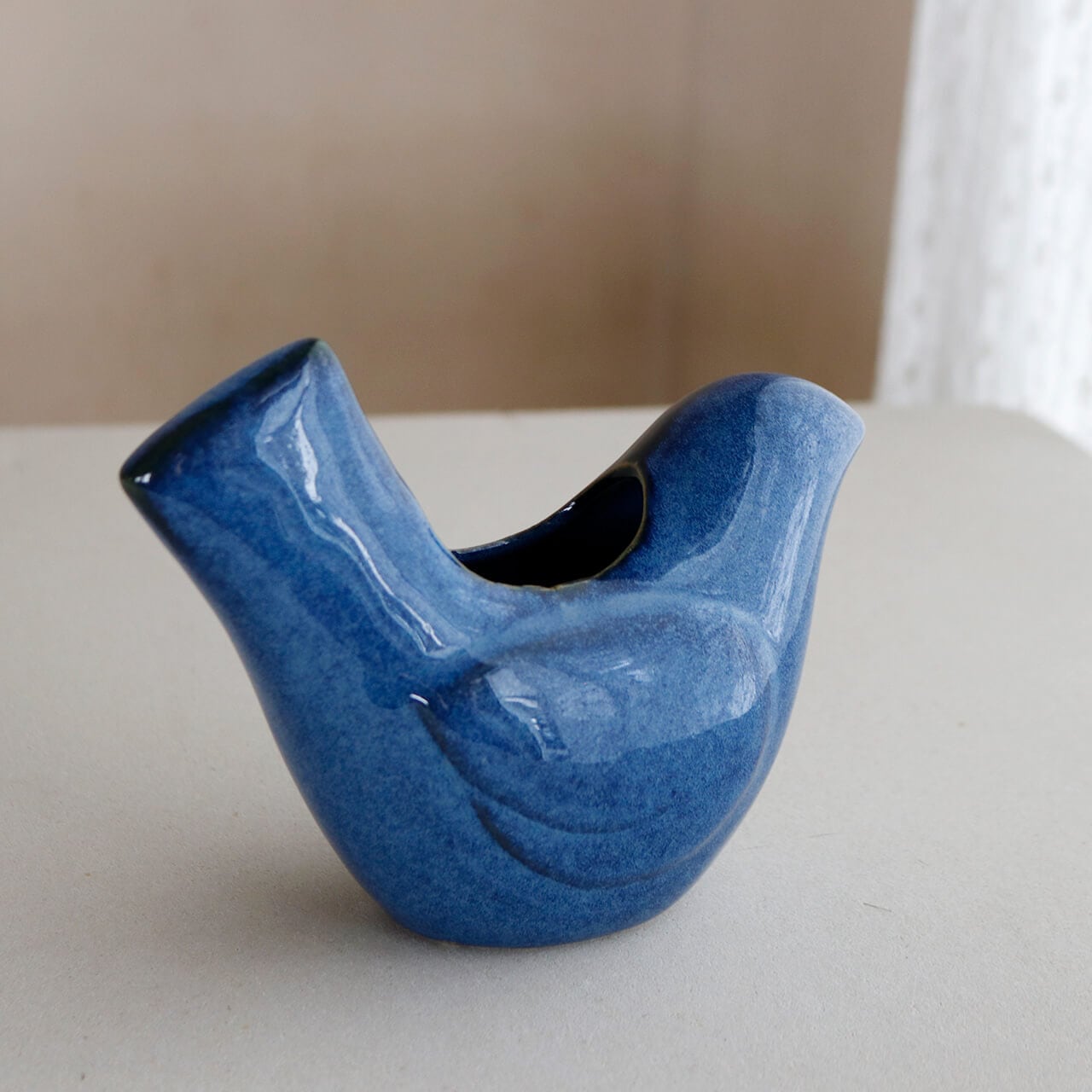 Sceneryvase シナリー バードフラワーベース ブルー L ＊ 北欧