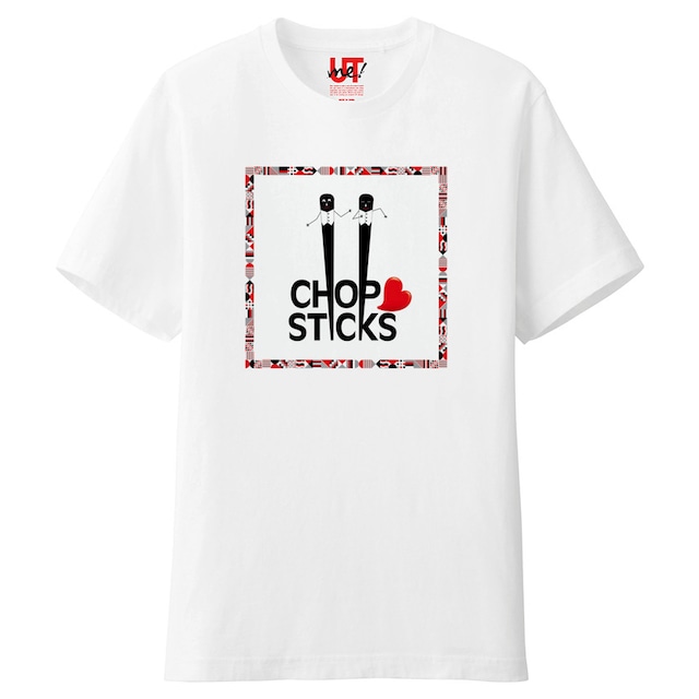 CHOPSTICKS オリジナルTシャツ【WHITE】＊受注生産品　（0091）