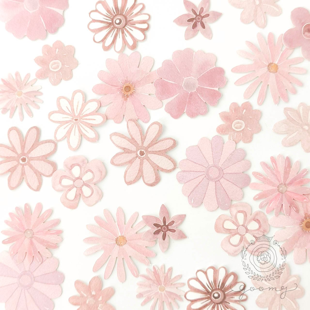 45枚入りシール SMALL FLOWER 3 <S1019>