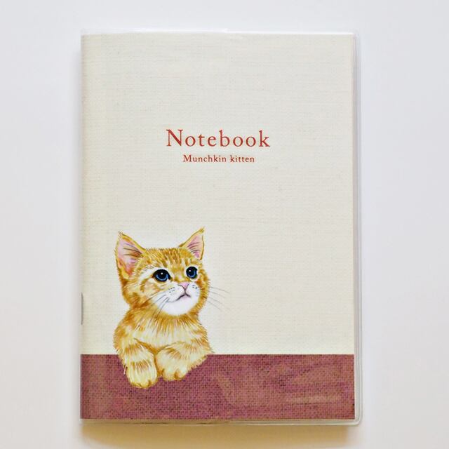 猫 メモノート マンチカン イラスト A 猫汕雑貨店