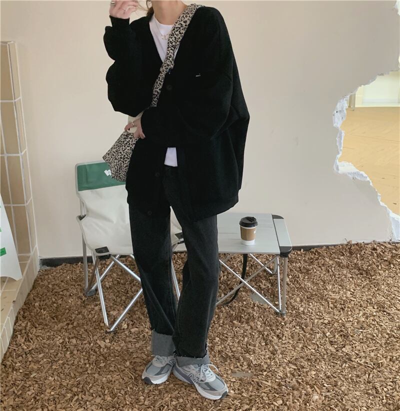 スタイルスタンダードVネックルーズジャケット スプリング レトロ かわいい 春物 試着室67017607050