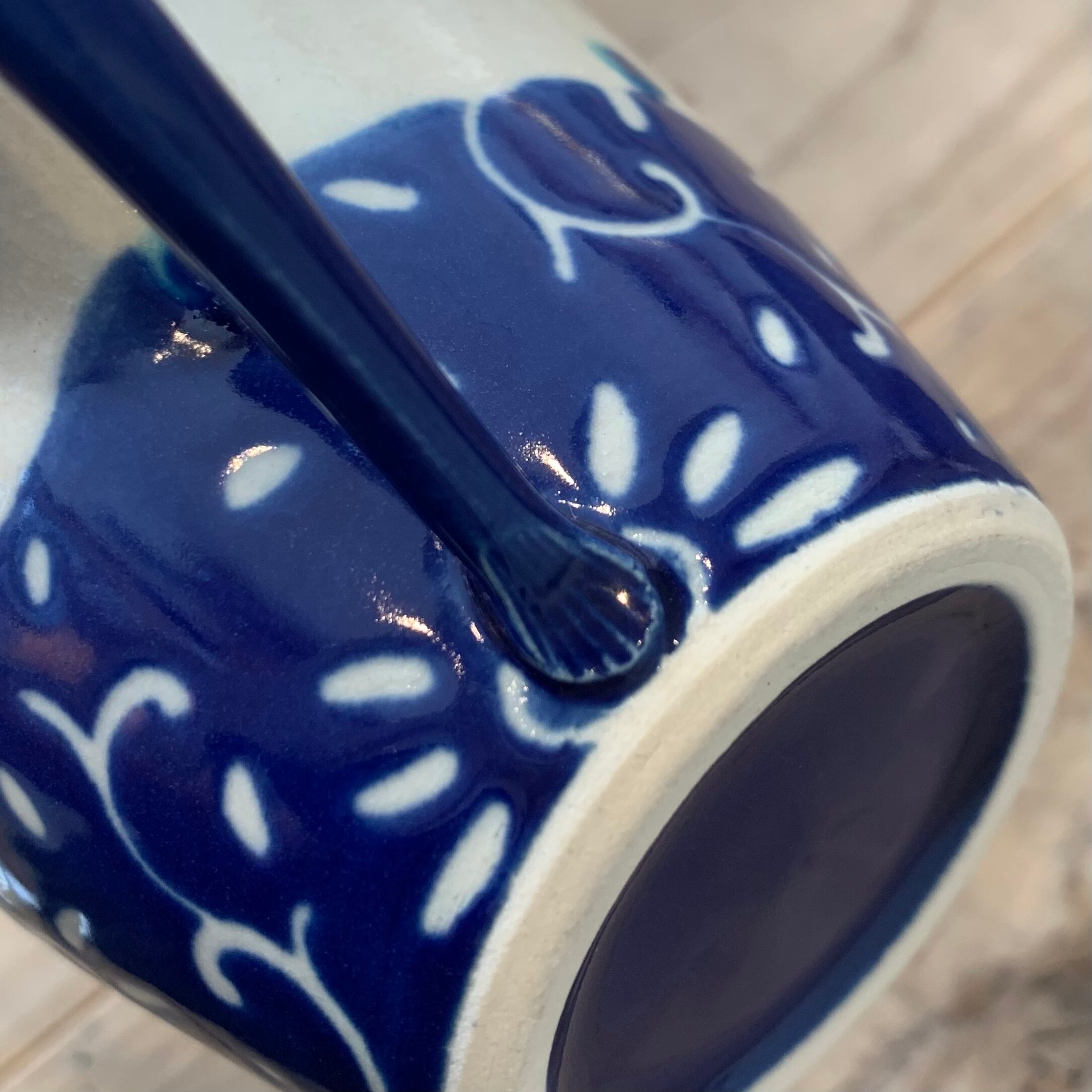 高江州陶磁器 唐草マグ 高 【やちむん】 | マグとグラスとうつわのお店