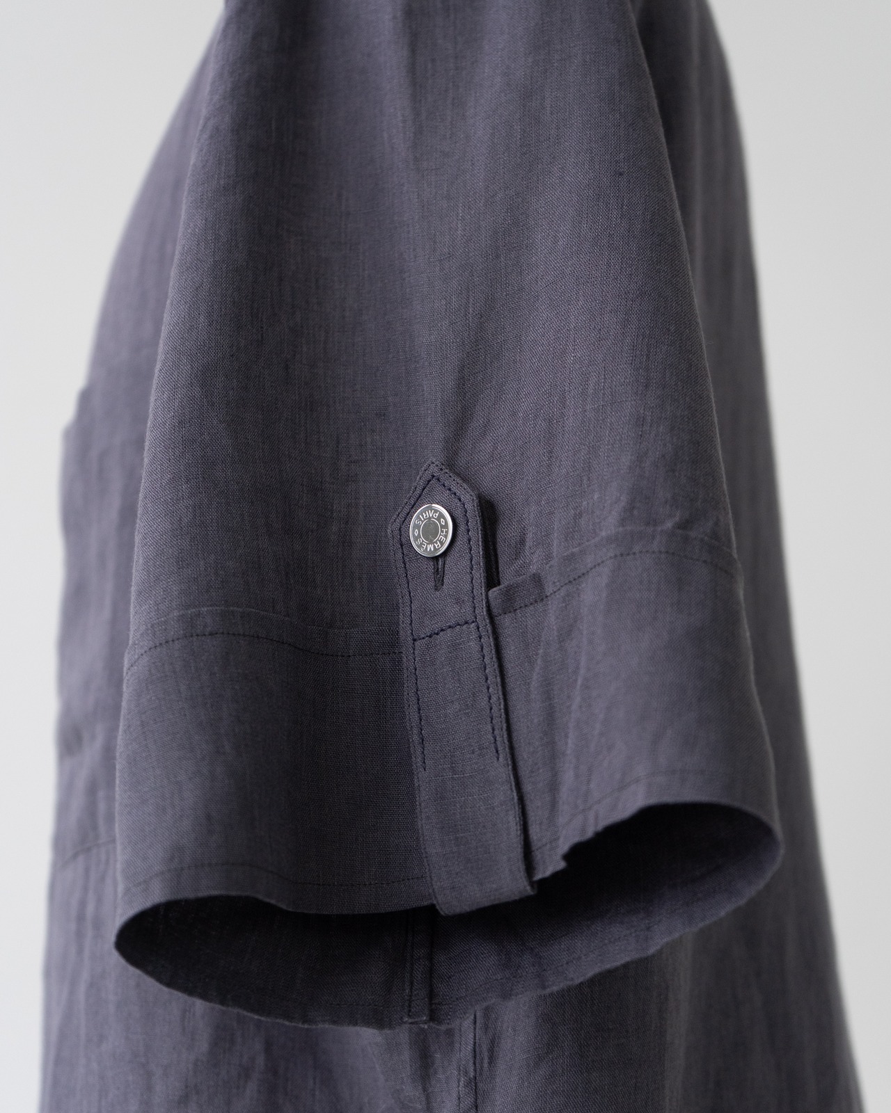 〈Hermès〉Linen Short Sleeves Shirt