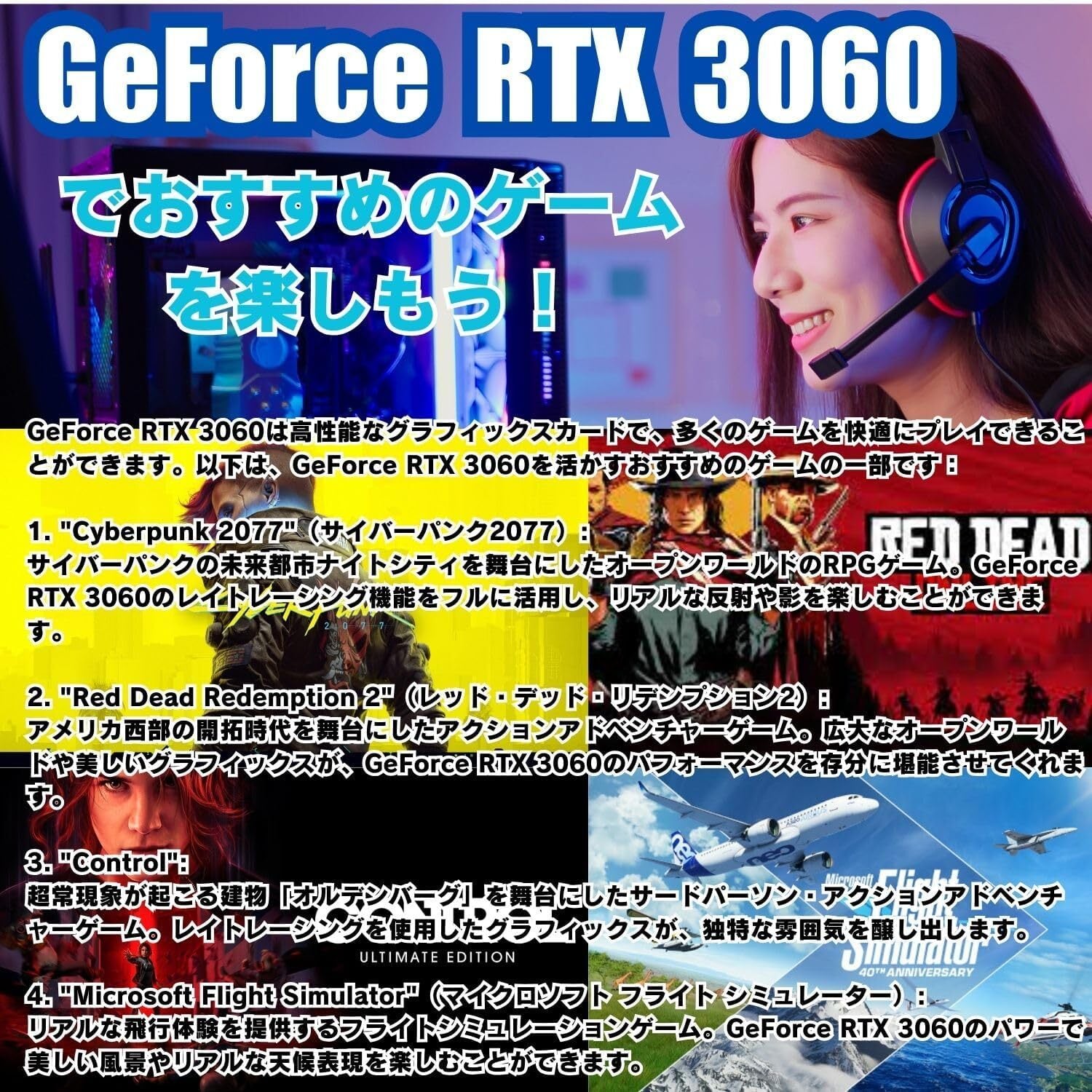 WaffleMK ジィストーム ゲーミングPC Corei5 12世代 GeForce 16GB
