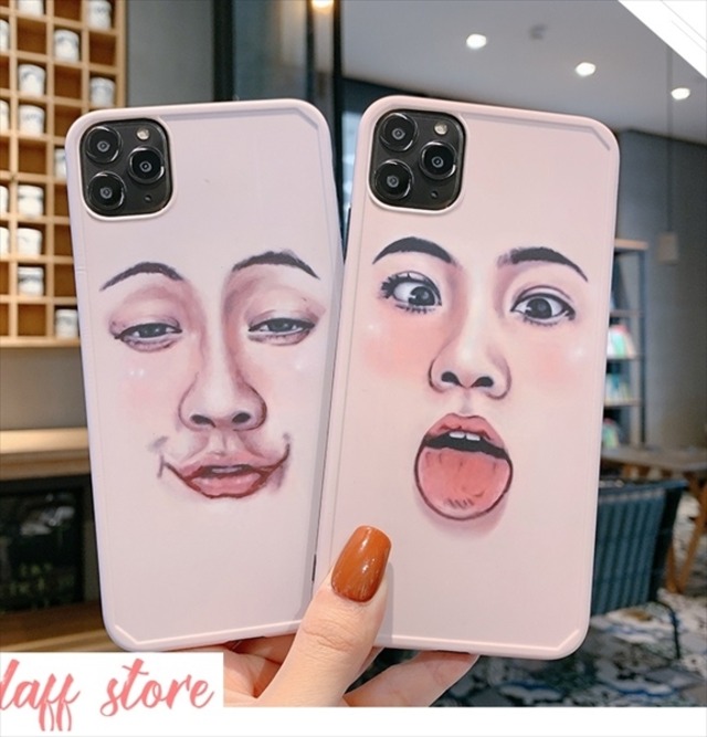 Iphoneケース Funny Face 面白い 顔 全面 個性的 ソフトジャケット おもしろい かわいい おしゃれ カバー スマホケース ソフトケース 7 8 7plus 8plus X Xs Xsmax Xr 11 11pro 11promax レディース プレゼント インスタ映え 大人可愛い Laff Store 会社情報 納期の