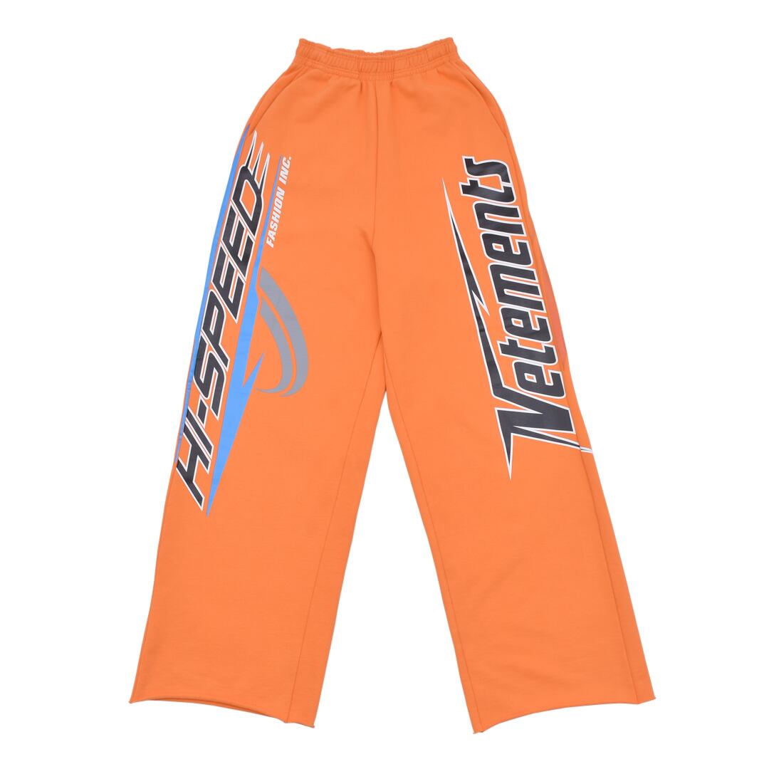 VETEMENTS】HI-SPEED WIDE SWEATPANTS（NEON ORANGE） | AYIN