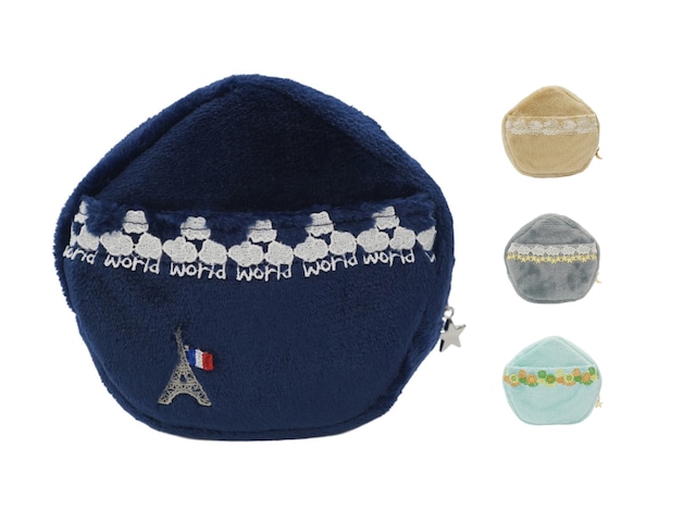 【近沢レース店】ふわもこ ポーチ 【近沢レース店】ふわもこ ポーチ