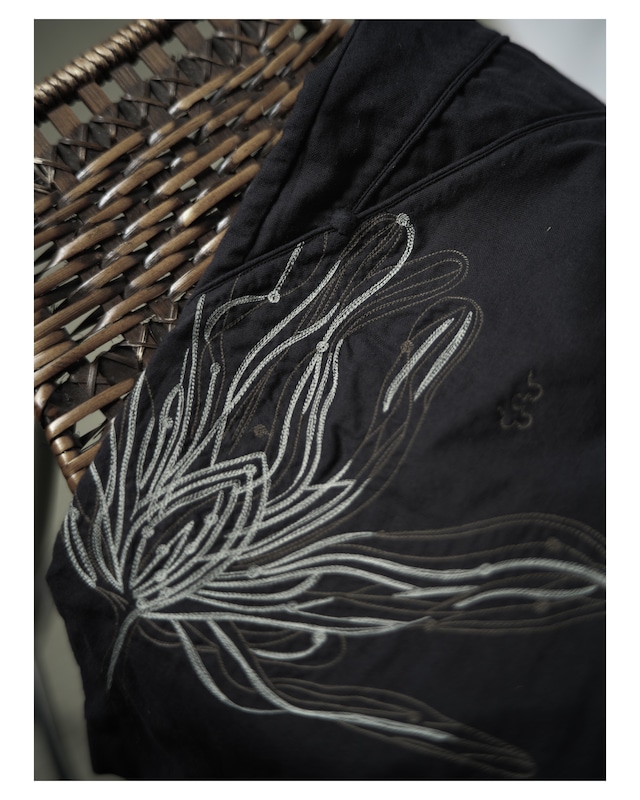 [HaaT]　Botanical Embroidery Pants