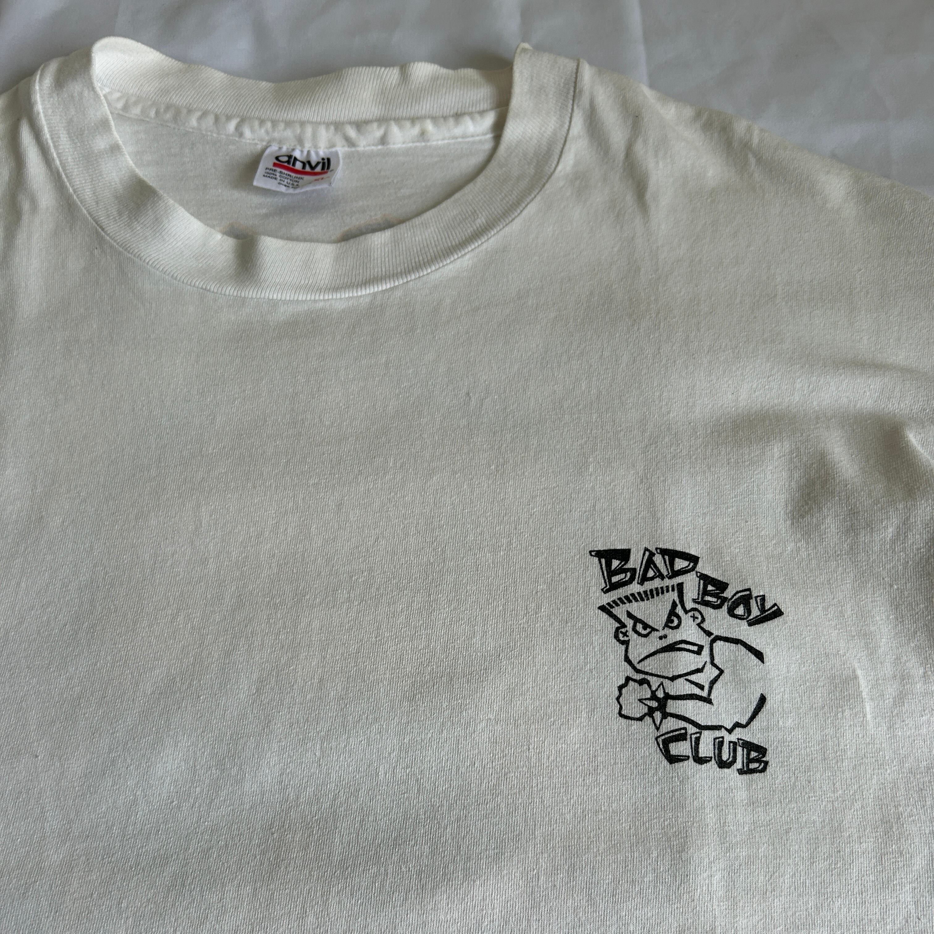 90's レアBAD BOY CLUB USA製 プリントTシャツ バッドボーイ 検