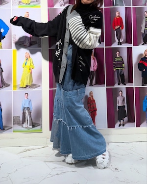 アウラアイラ AULA AILA DENIM REMAKE SKIRT