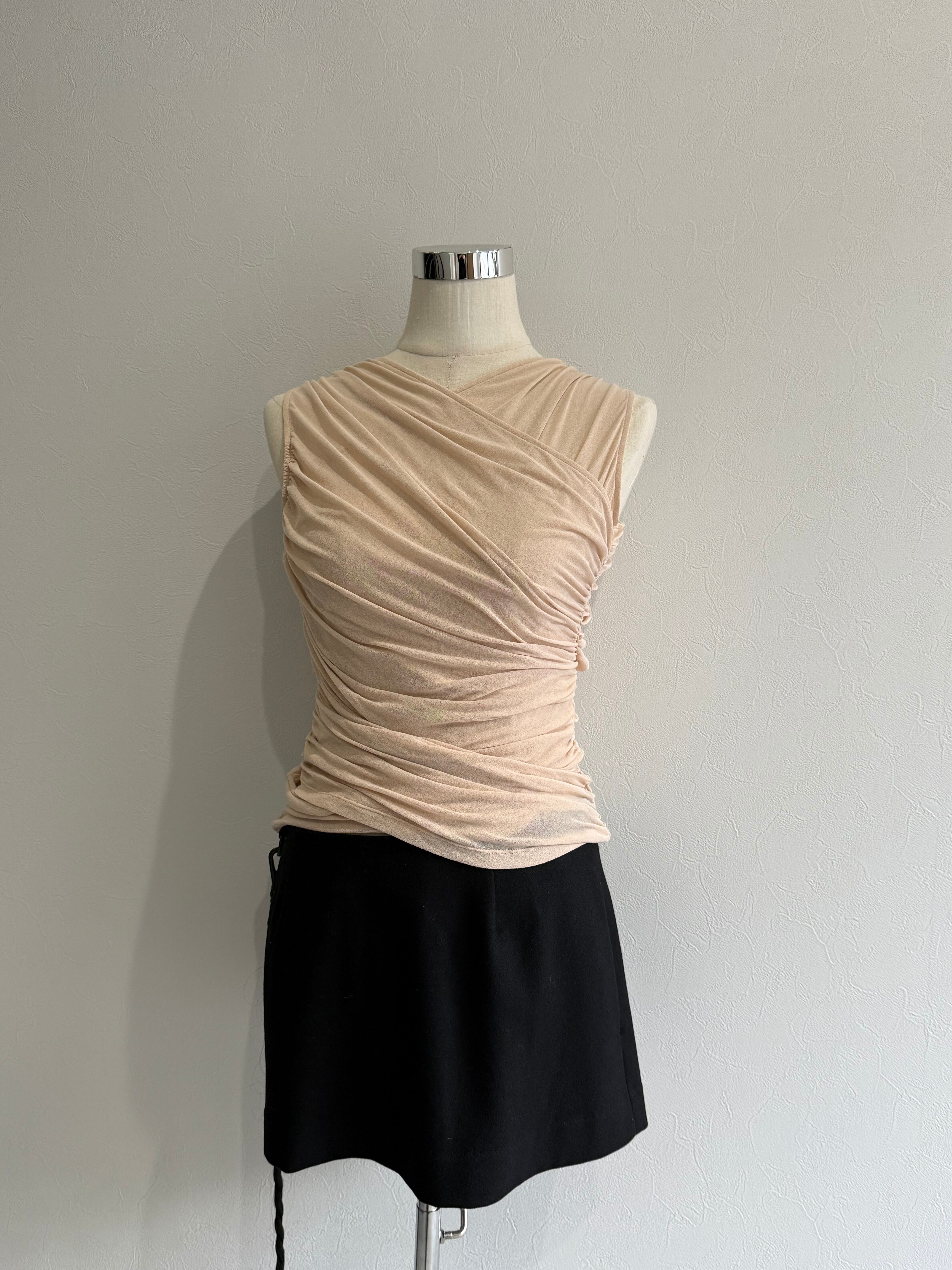 FETICO /SHEER COMBINED KNIT JACKET | eunoia maruyama