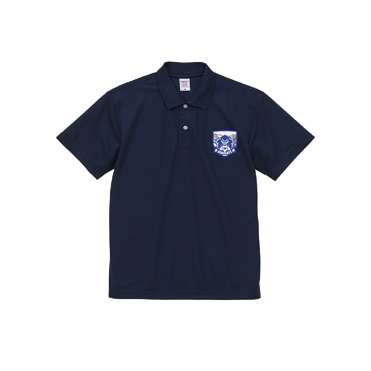 サッカーエンブレム ポロシャツ（ブラック） | SORGENTE GUNMA ONLINE SHOP
