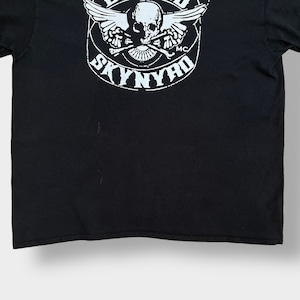 【DELTA】Lynyrd Skynyrd バンドTシャツ プリント ロゴ 2XL ビッグシルエット バンt ロックt レーナード・スキナード スカル 音楽 半袖 夏物 us古着